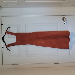 Free People Suede Midi Jumper sz 2